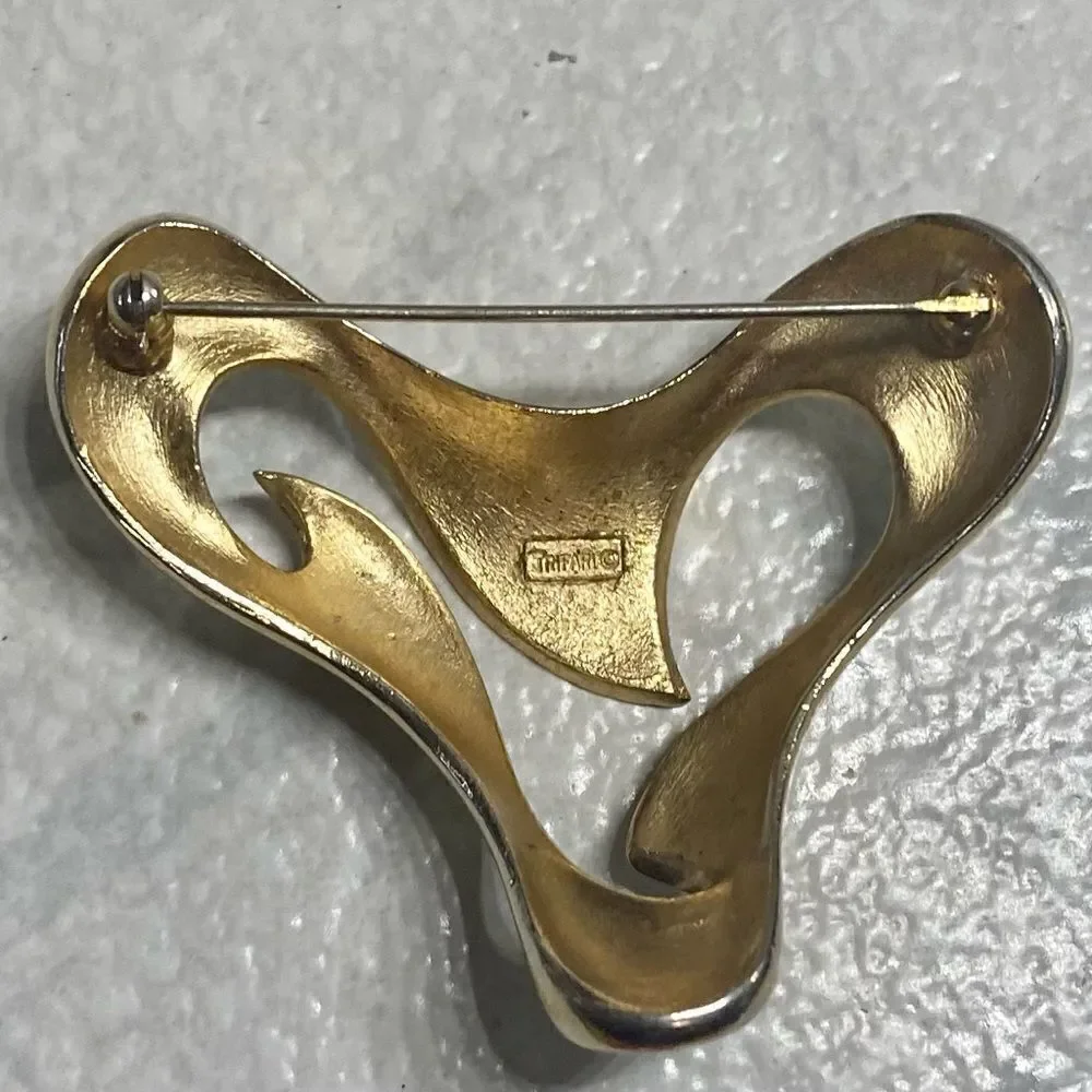Vintage Trifari Modernist Brooch